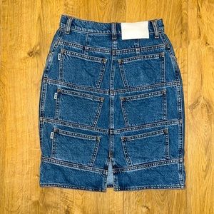 ‼️SOLD‼️ MSGM Multi Pocket Denim Skirt